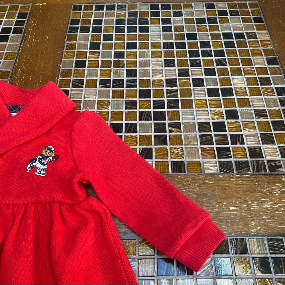 Ralph Lauren Shawl Collar with Embroidered Bear - Picture 4 of 7